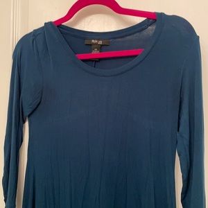 Style and Co Teal blue dress.